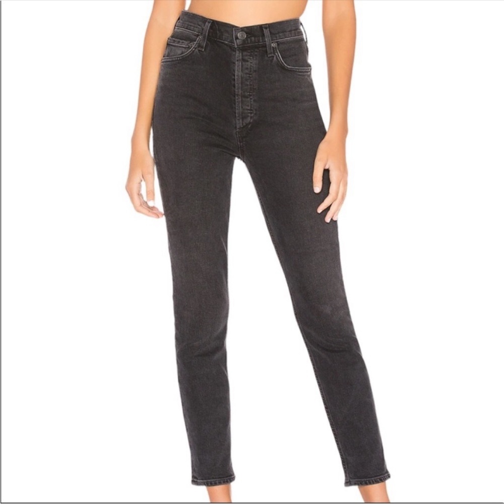 AGoldE Nico Jean dark gray wash sz 29